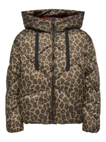 Steppjacke mit Kapuze