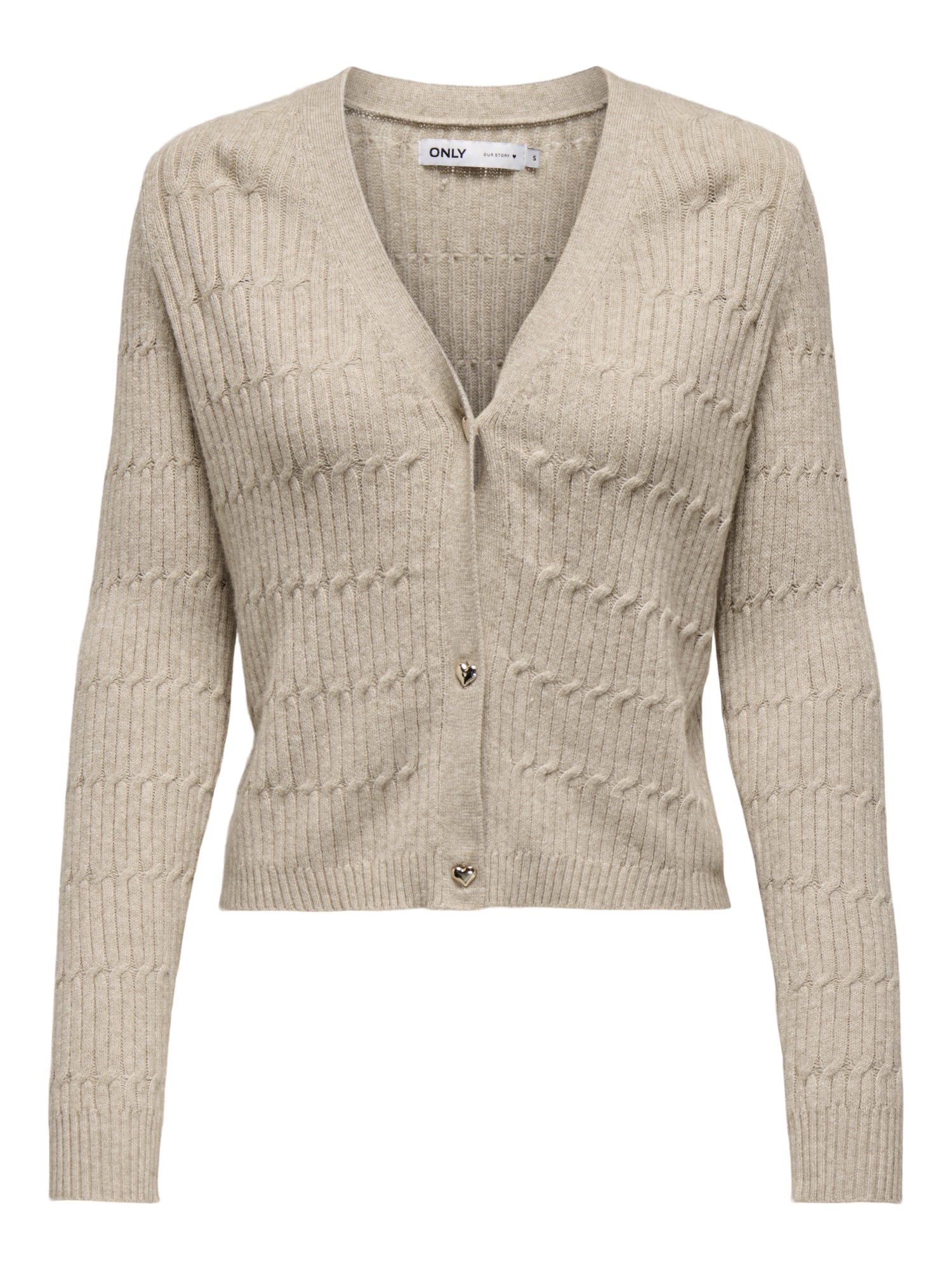 ONLY Strickjacken  beige