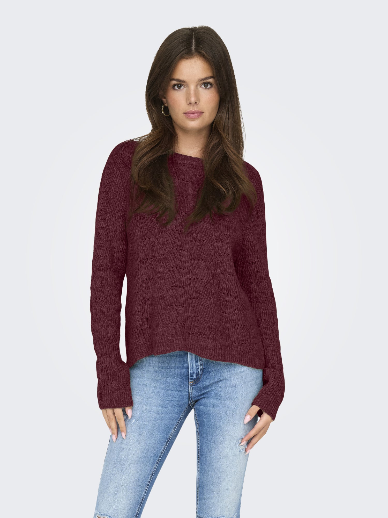 ONLY Pullover  bordeaux