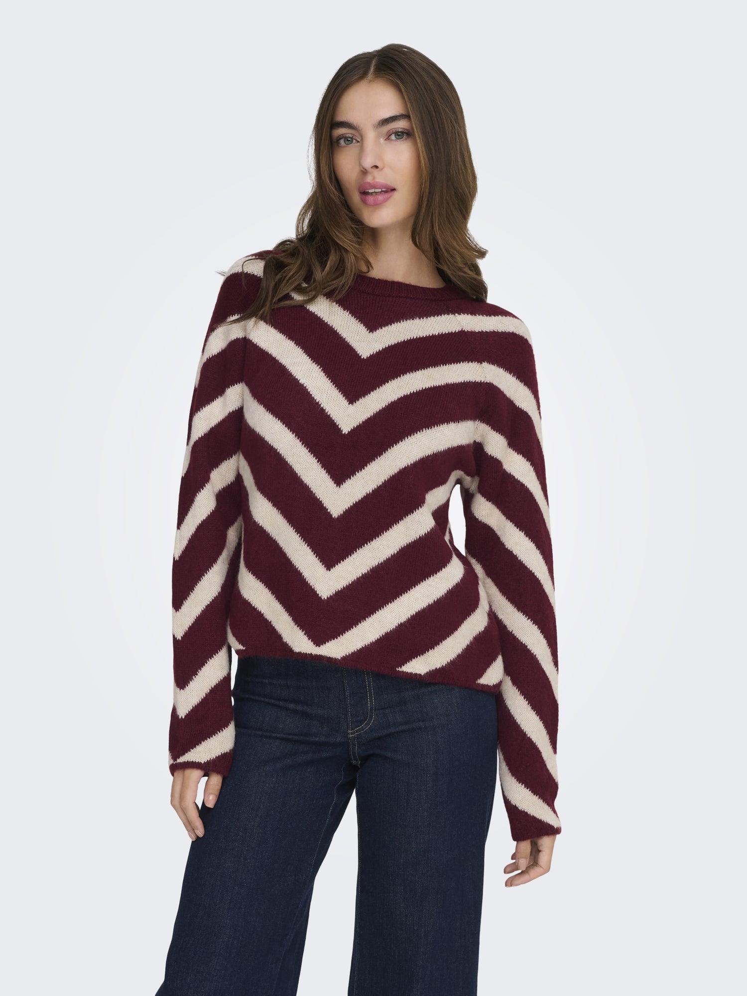 ONLY Pullover  bordeaux