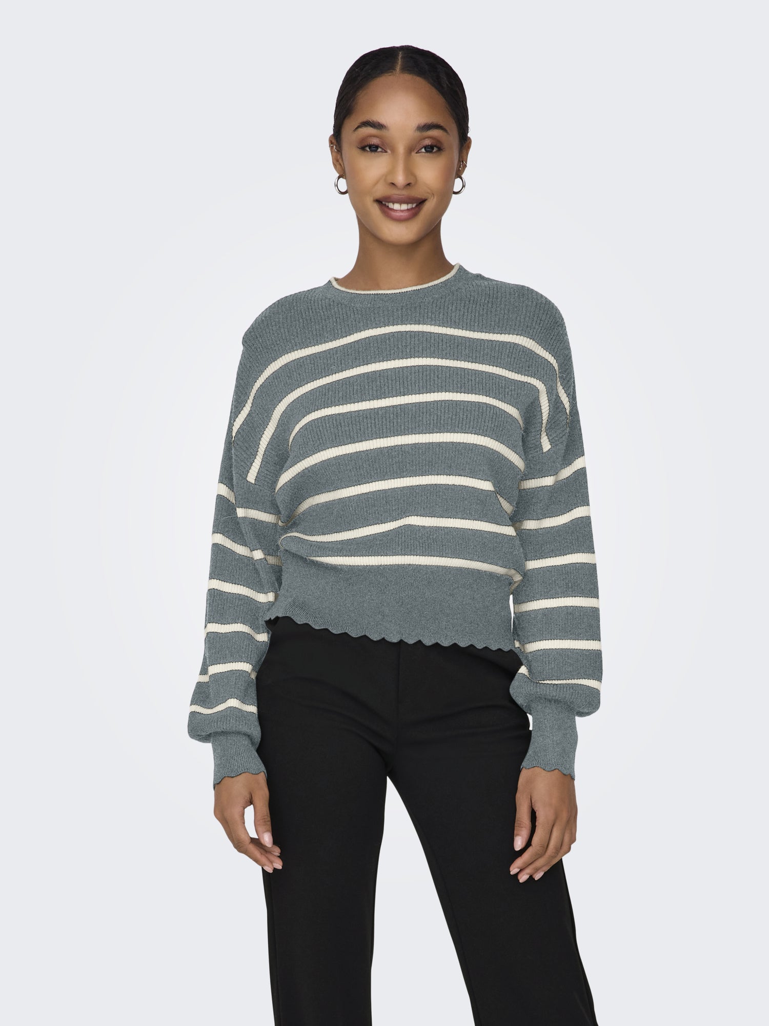 ONLY Pullover  grau