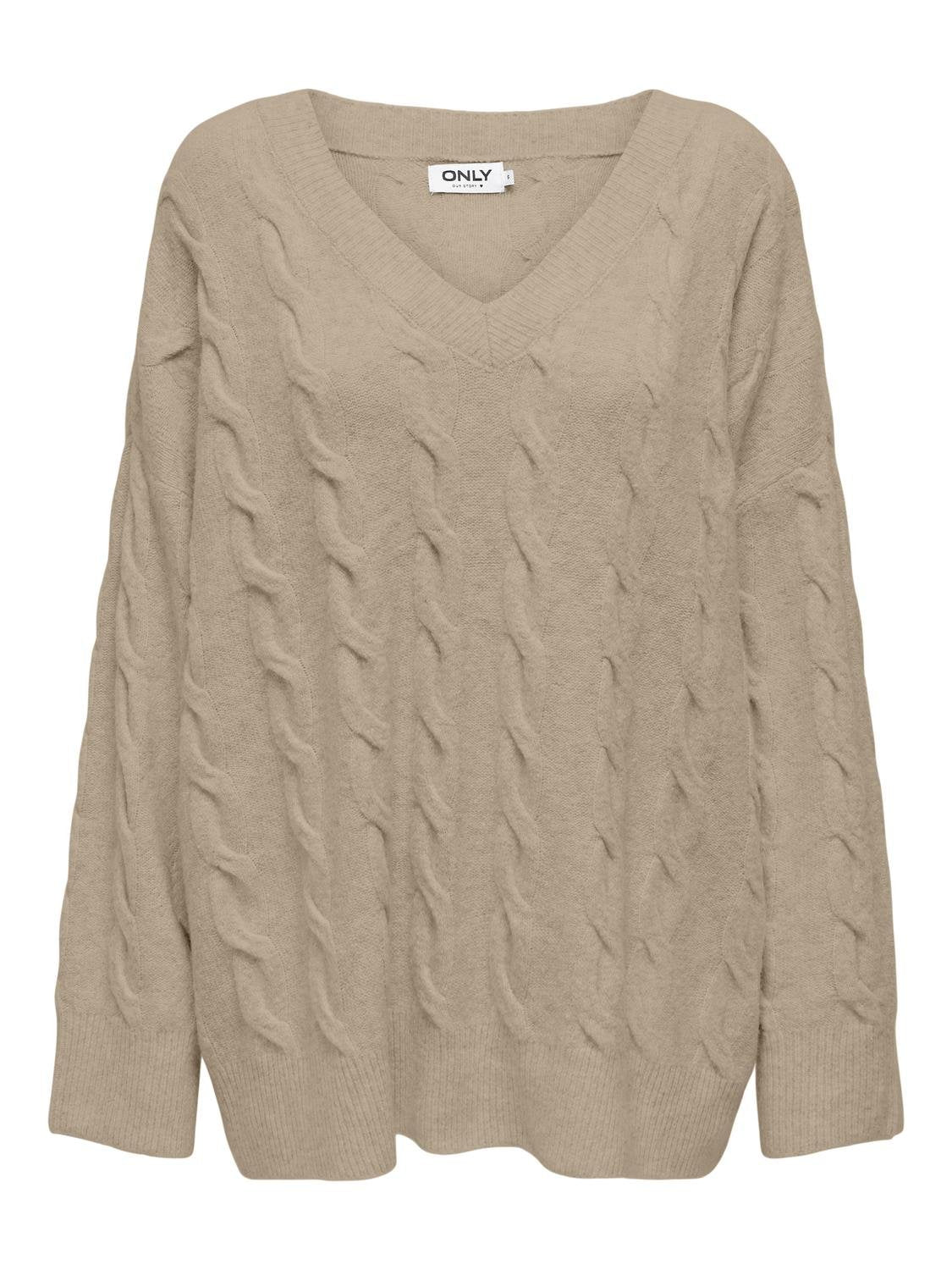 ONLY Pullover  hellbraun