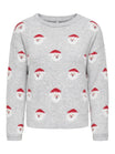 ONLY Pullover  hellgrau