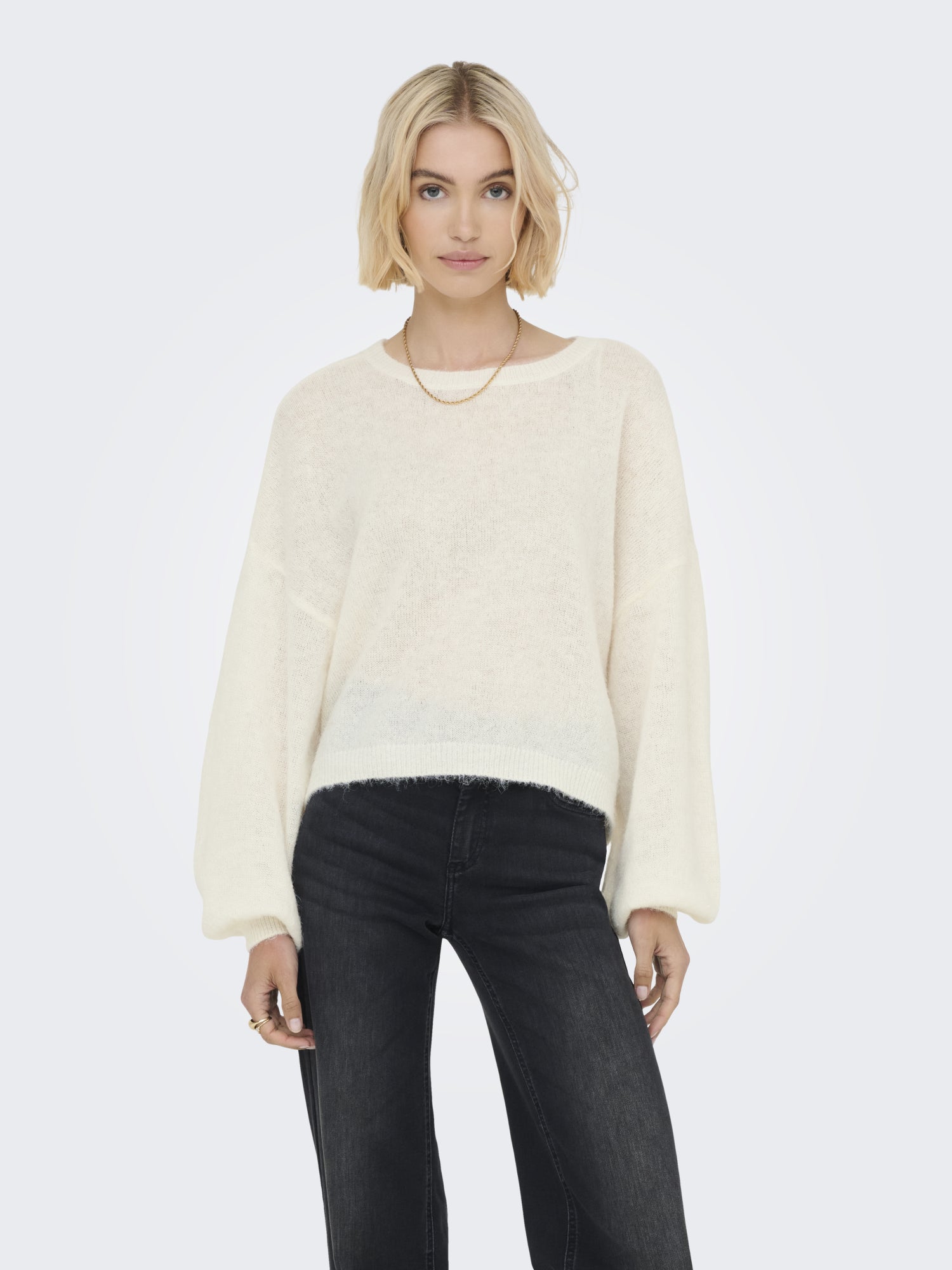 ONLY Pullover  weiß