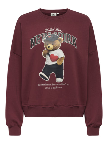 Sweatshirt mit Frontprint