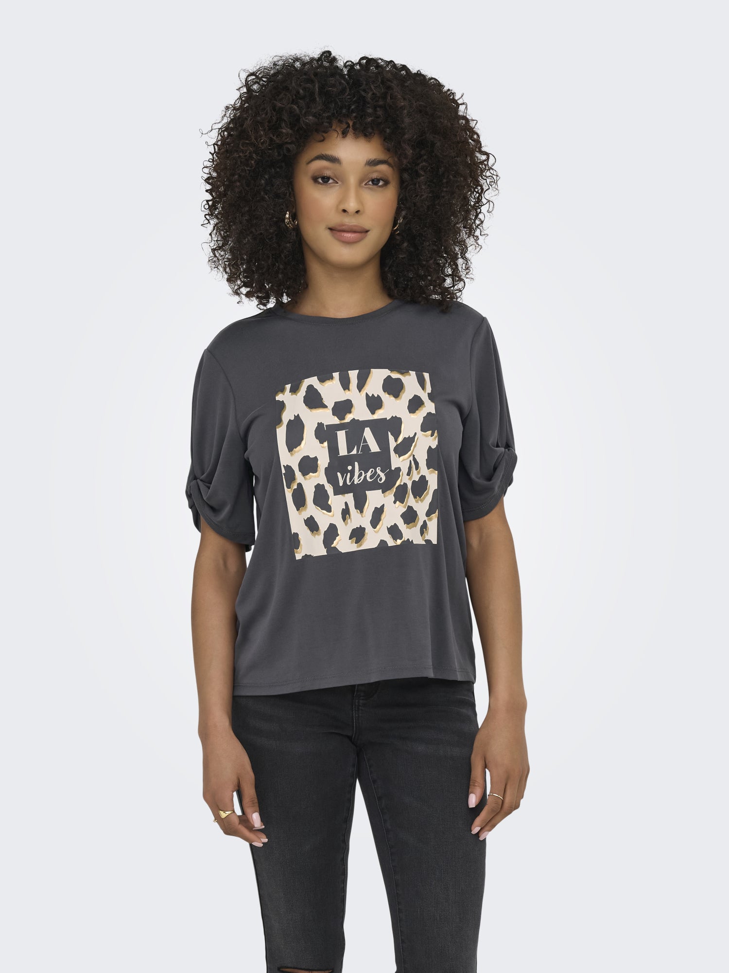 ONLY T-Shirts  dunkelgrau
