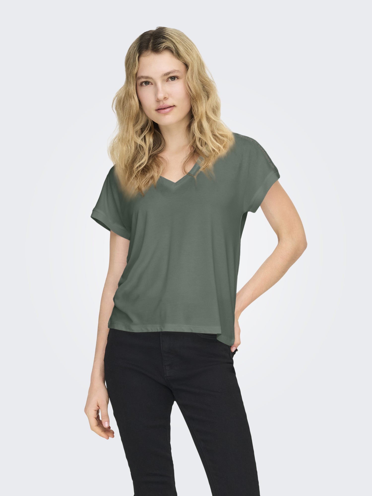 ONLY T-Shirts  grün