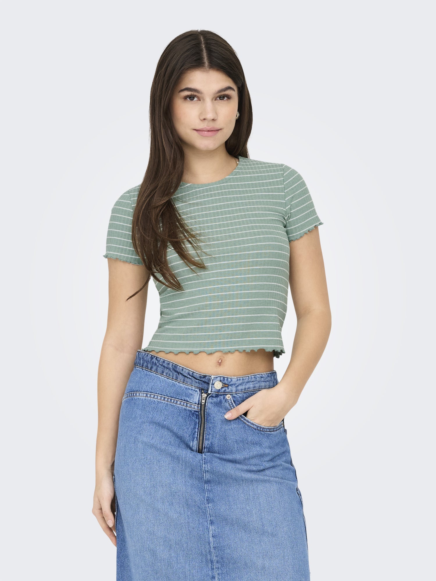 ONLY T-Shirts  hellgrün
