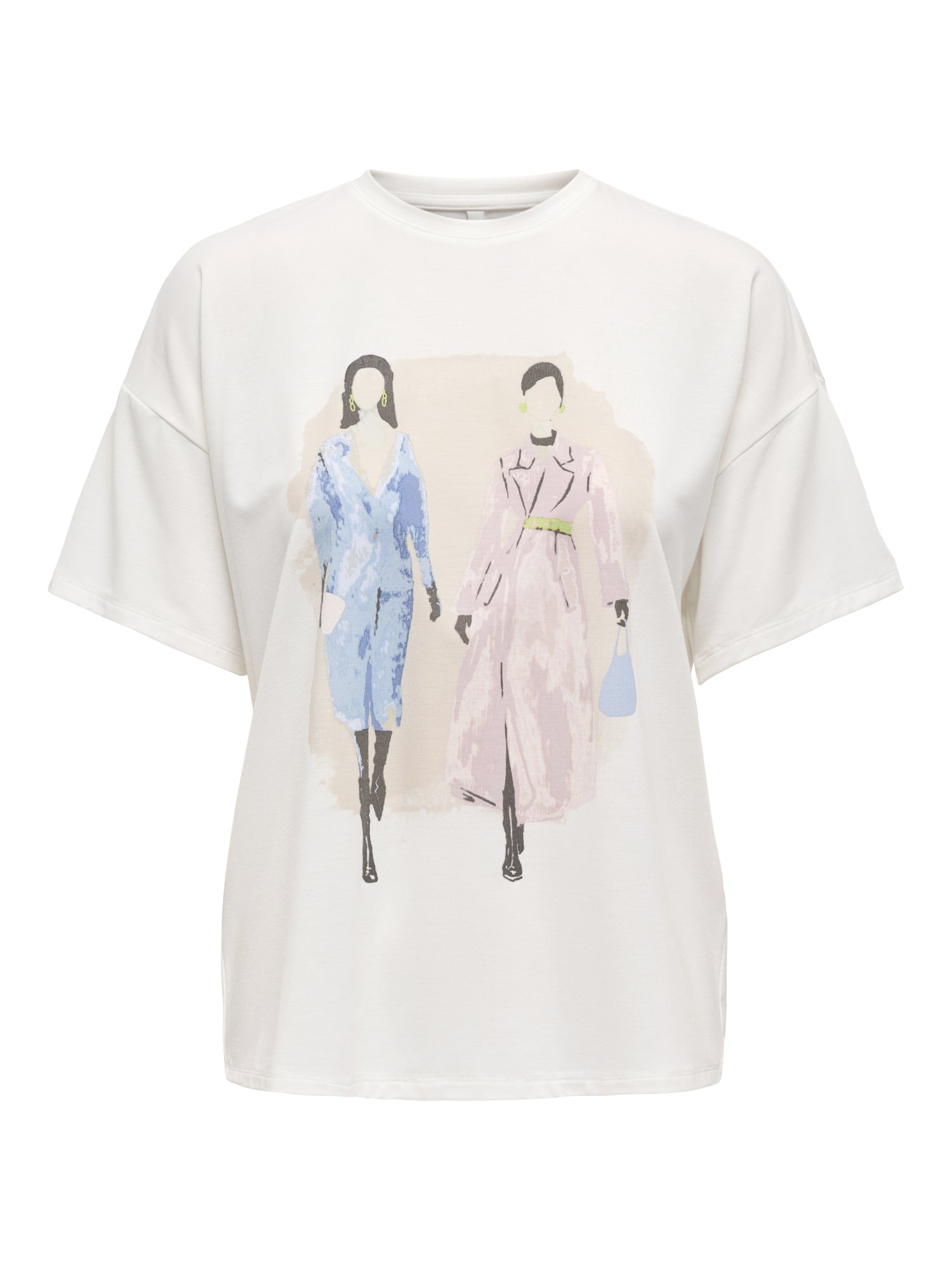 ONLY T-Shirts  weiß