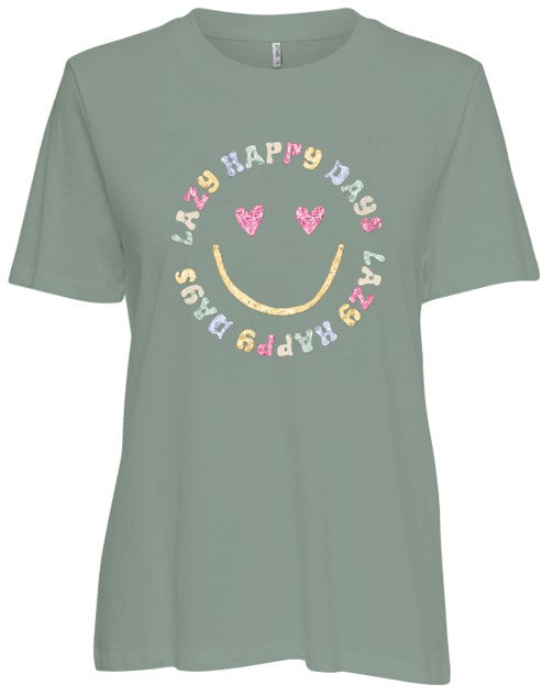 ONLY T-Shirts  grün