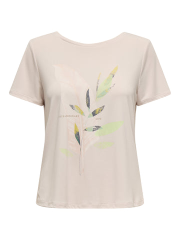 T-Shirt mit Rückendetail