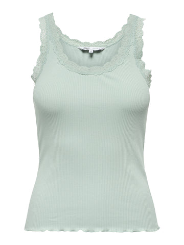 Top mit Spitze