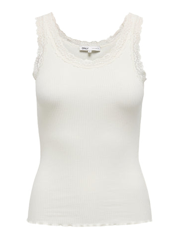 Top mit Spitze