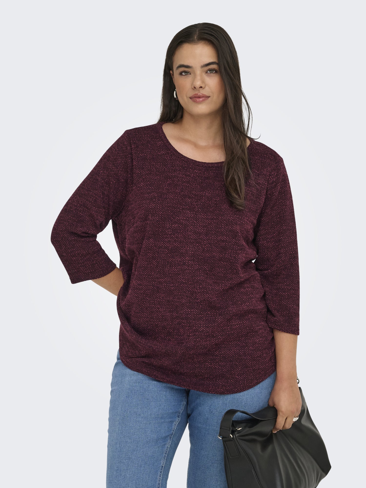 ONLY Carmakoma Blusen  bordeaux