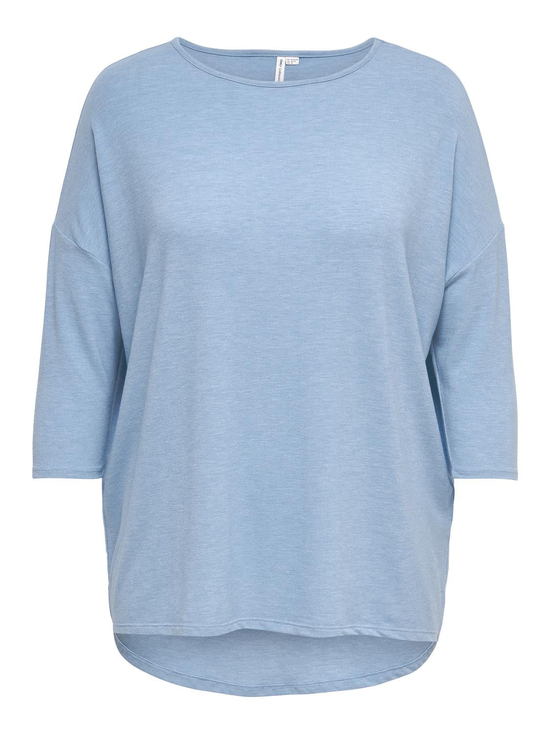 ONLY Carmakoma Blusen  hellblau