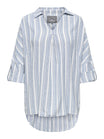 ONLY Carmakoma Blusen  hellblau