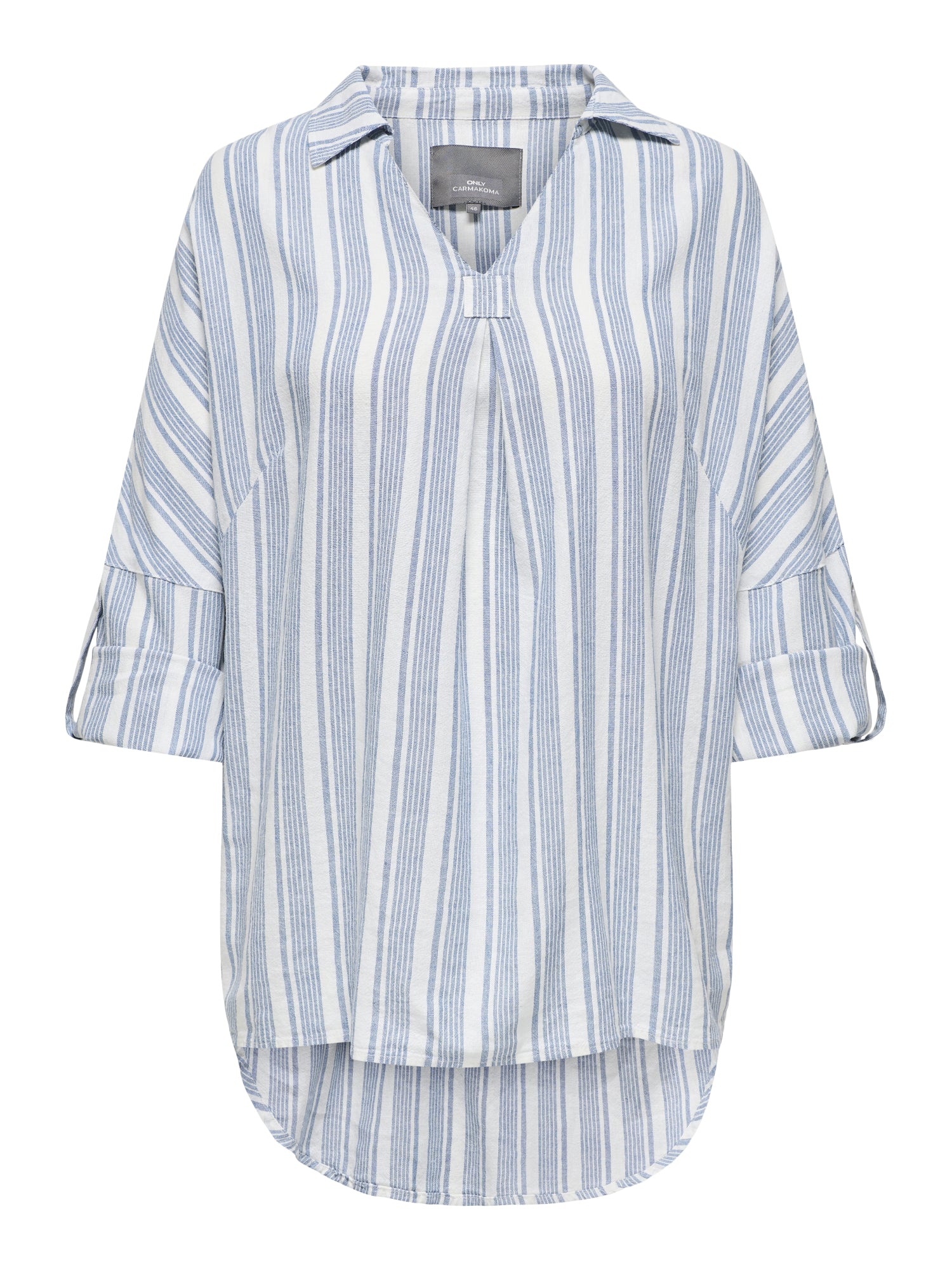 ONLY Carmakoma Blusen  hellblau