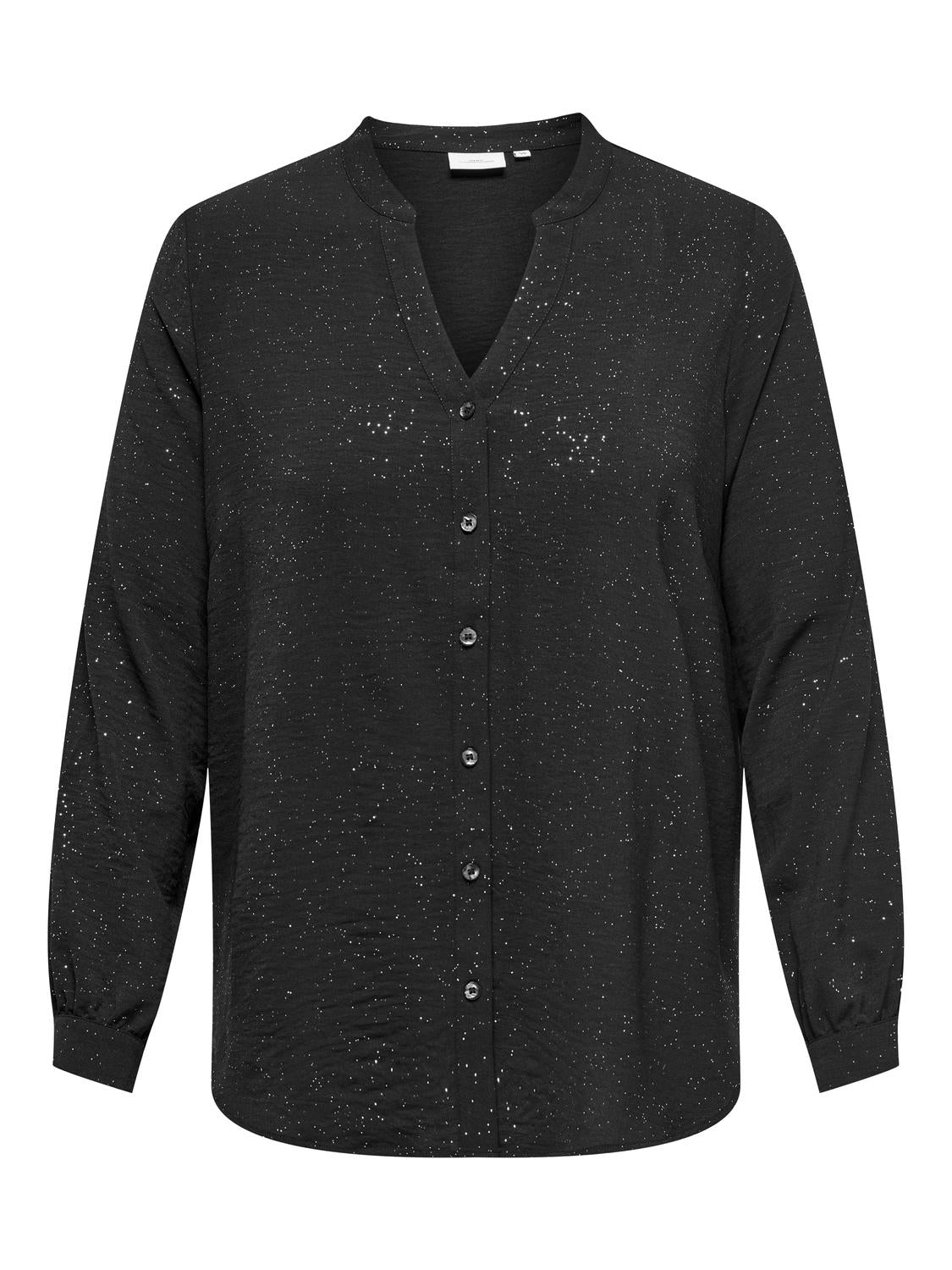 ONLY Carmakoma Blusen  schwarz