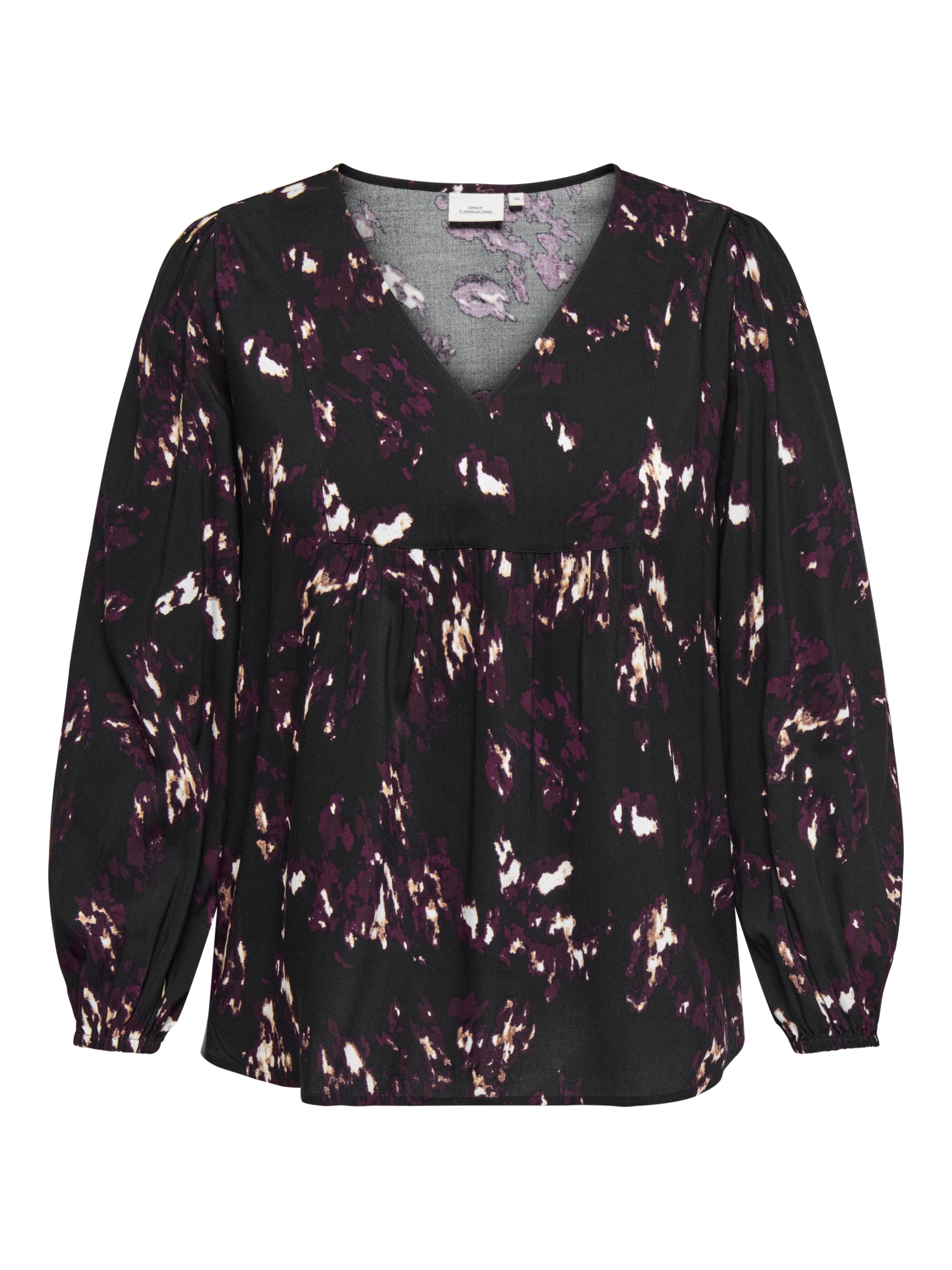 ONLY Carmakoma Blusen  schwarz