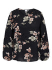 ONLY Carmakoma Blusen  schwarz
