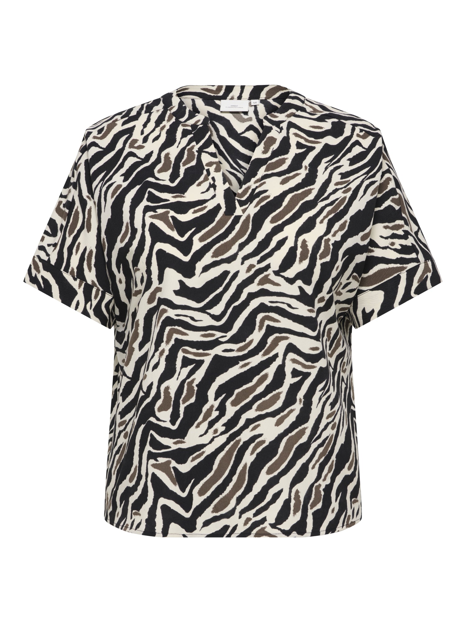ONLY Carmakoma Blusen  schwarz