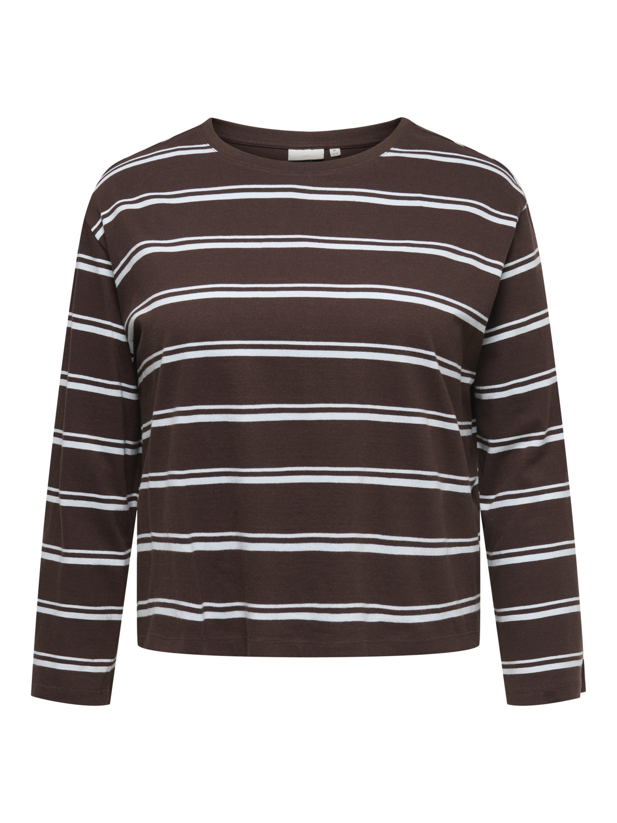 ONLY Carmakoma Langarmshirts  braun