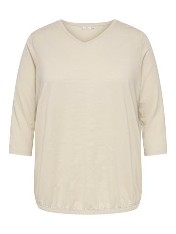 CARLINA Bluse mit Glitzer-Effekt