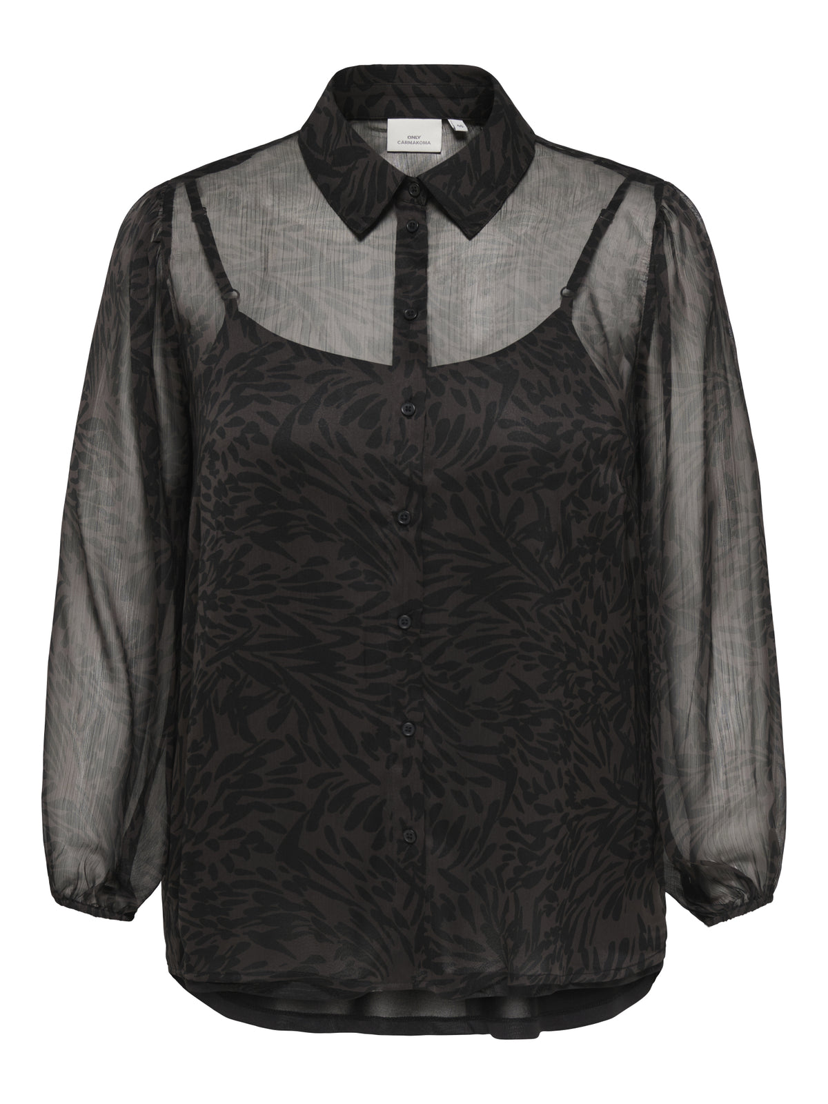 ONLY Carmakoma Blusen  braun