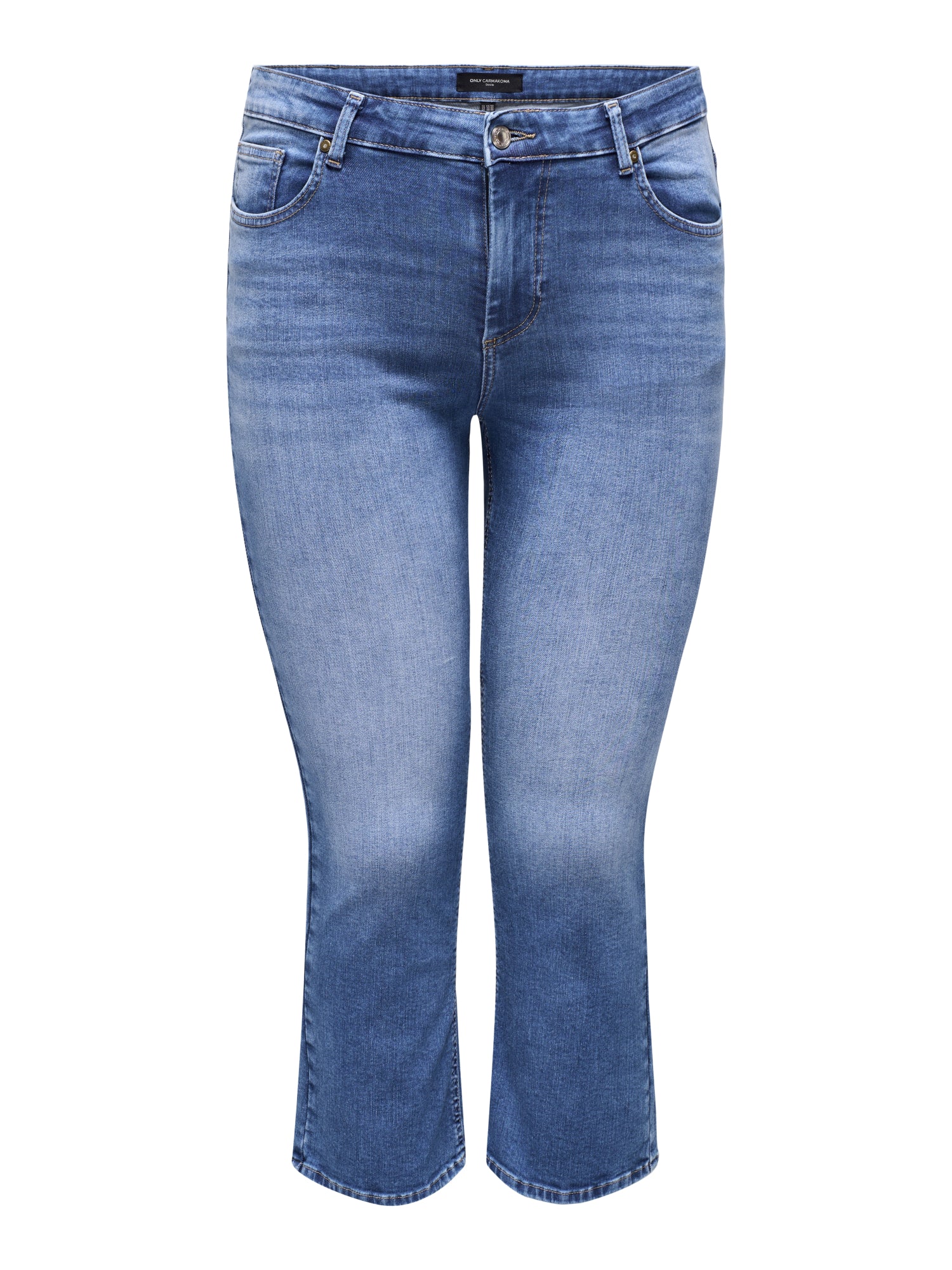 ONLY Carmakoma Jeansshorts  blau