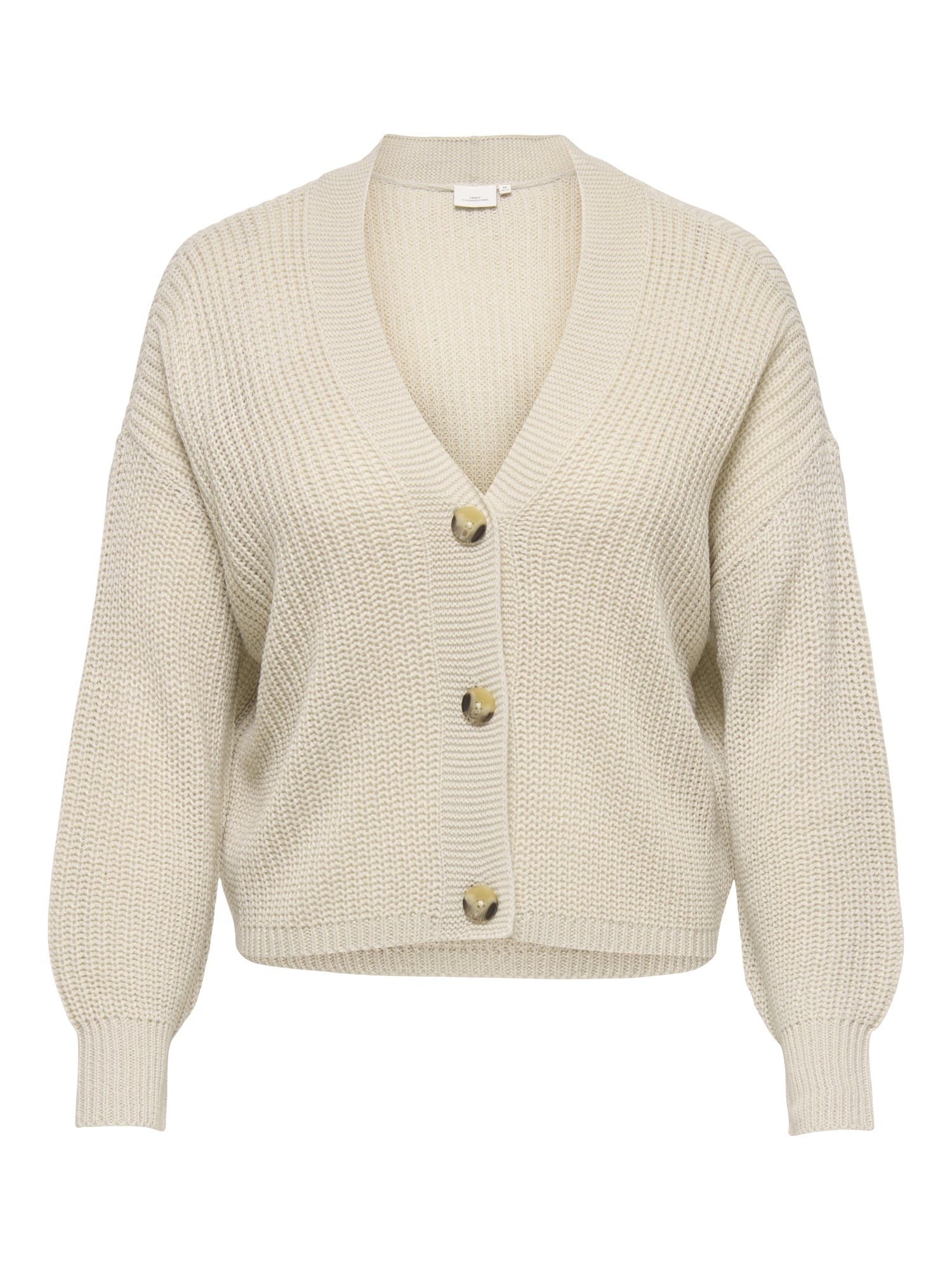 ONLY Carmakoma Strickjacken  creme
