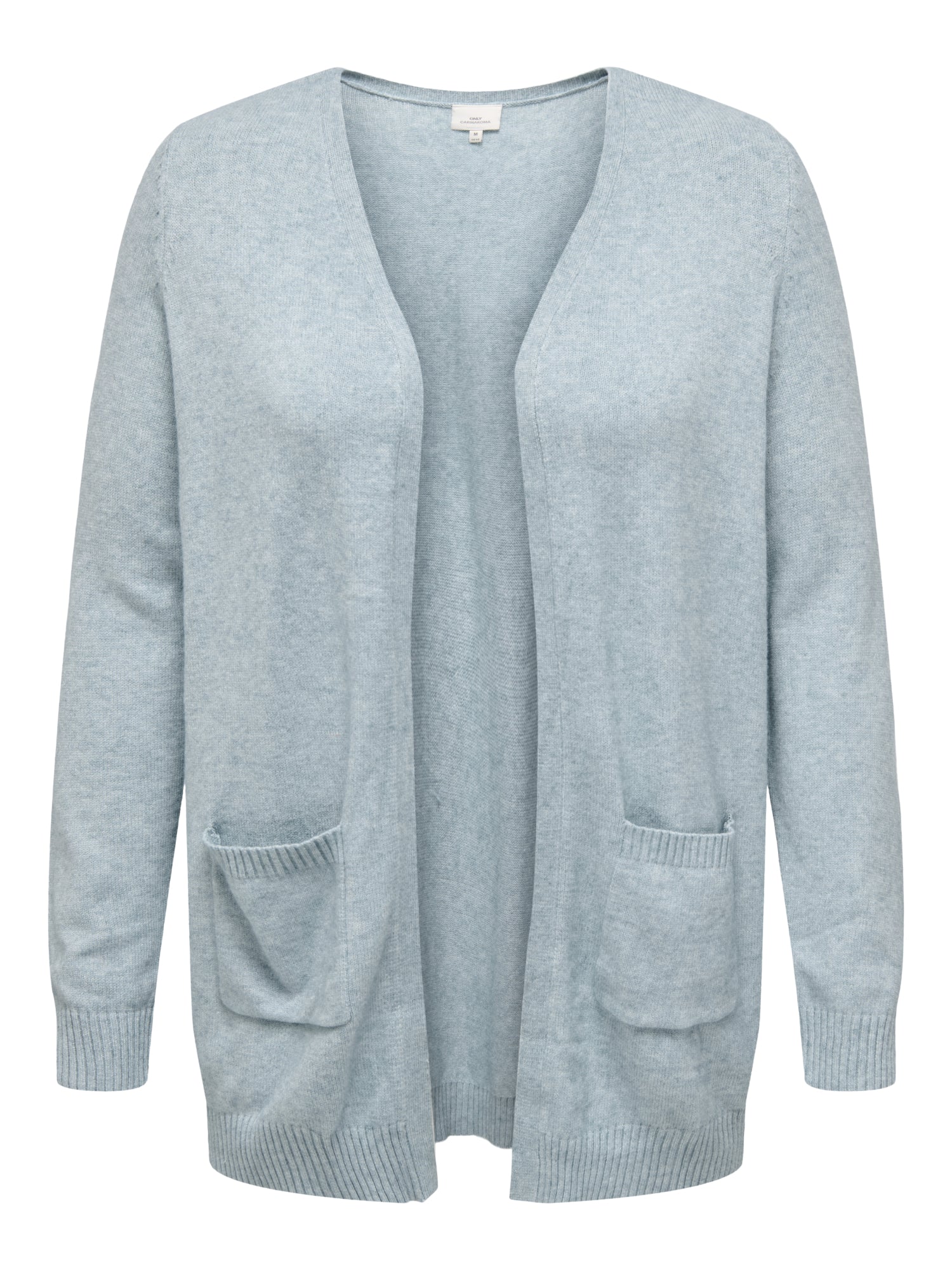 ONLY Carmakoma Strickjacken  hellblau