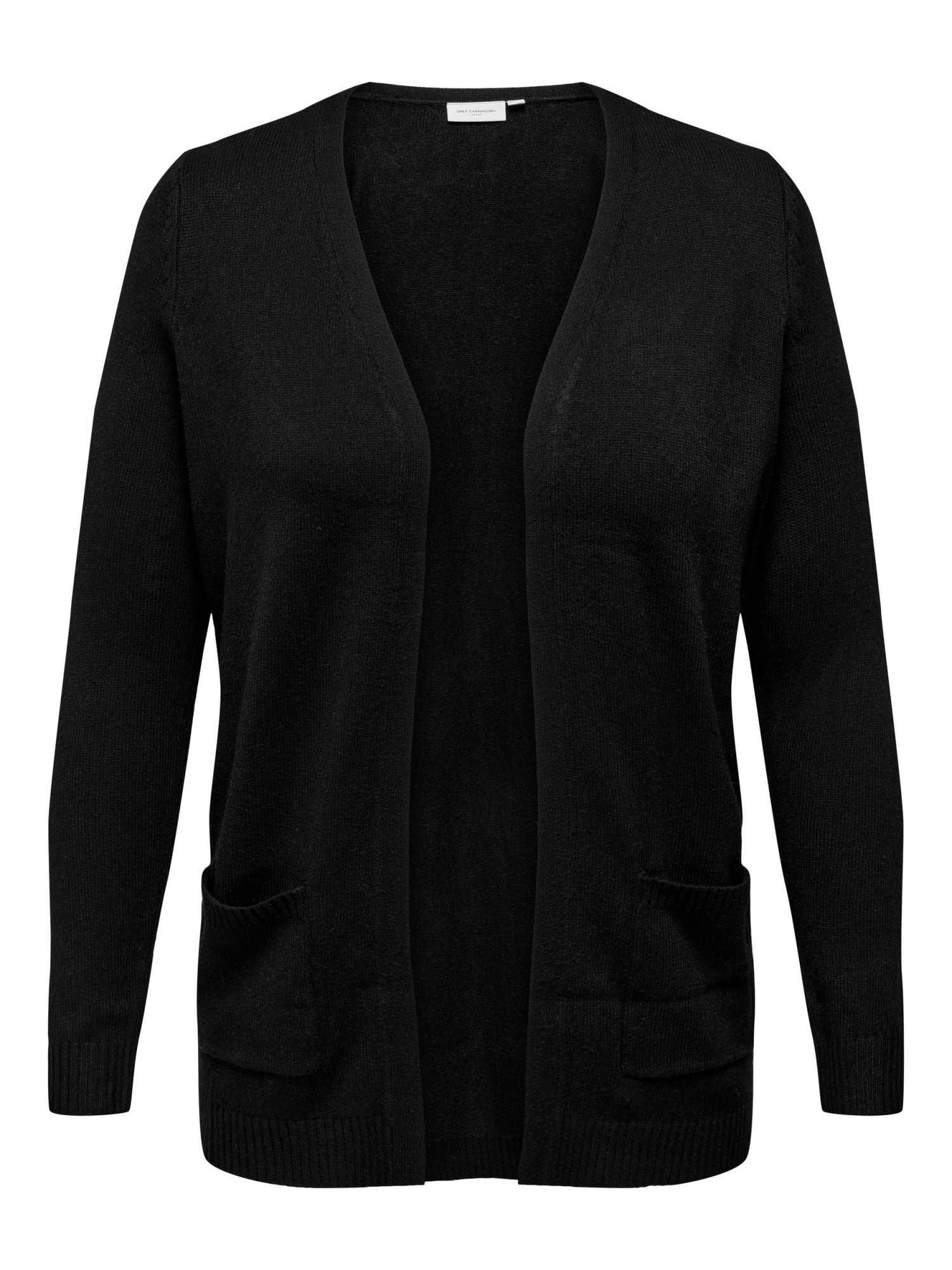 ONLY Carmakoma Strickjacken  schwarz