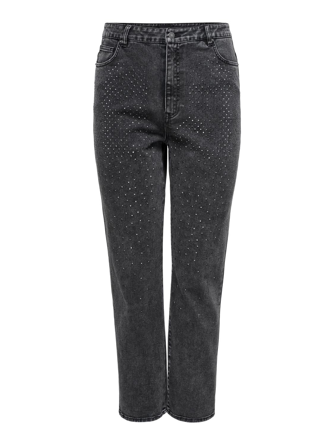 ONLY Carmakoma Jeans  schwarz