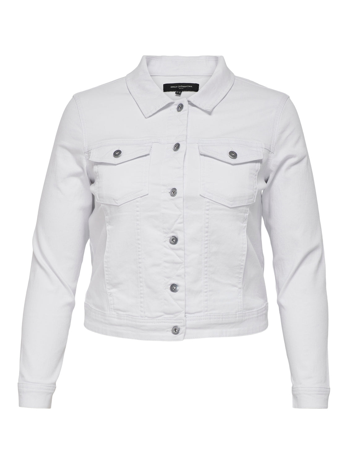 ONLY Carmakoma Jeansjacken  weiß