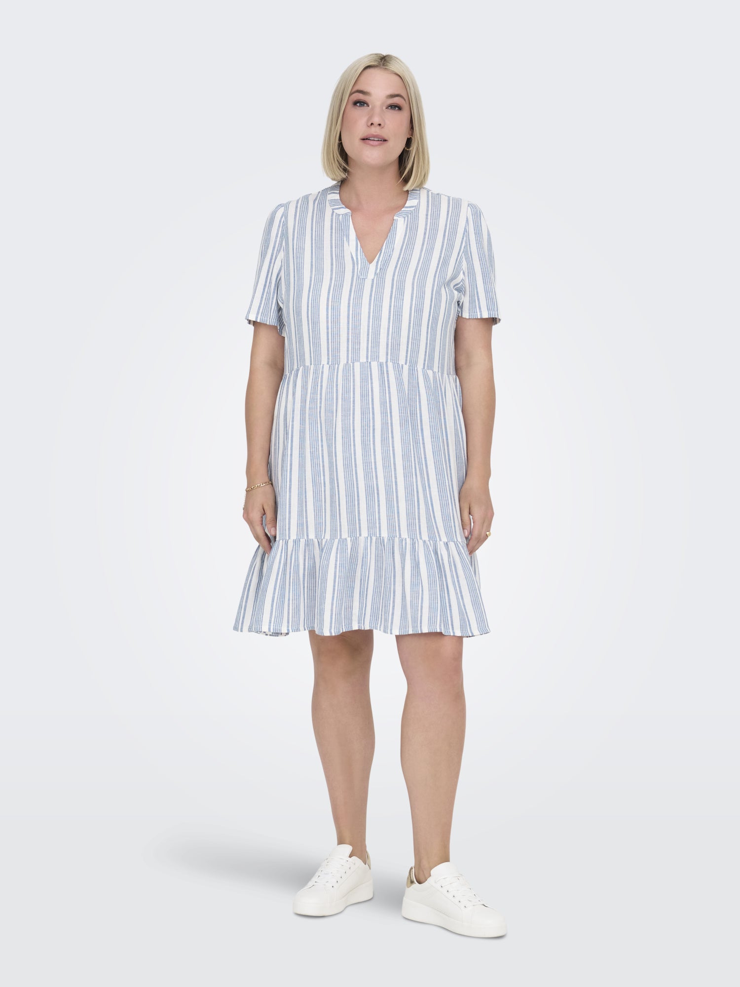 ONLY Carmakoma Kleider  hellblau