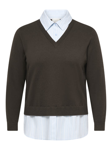 Langarm-Strickpullover