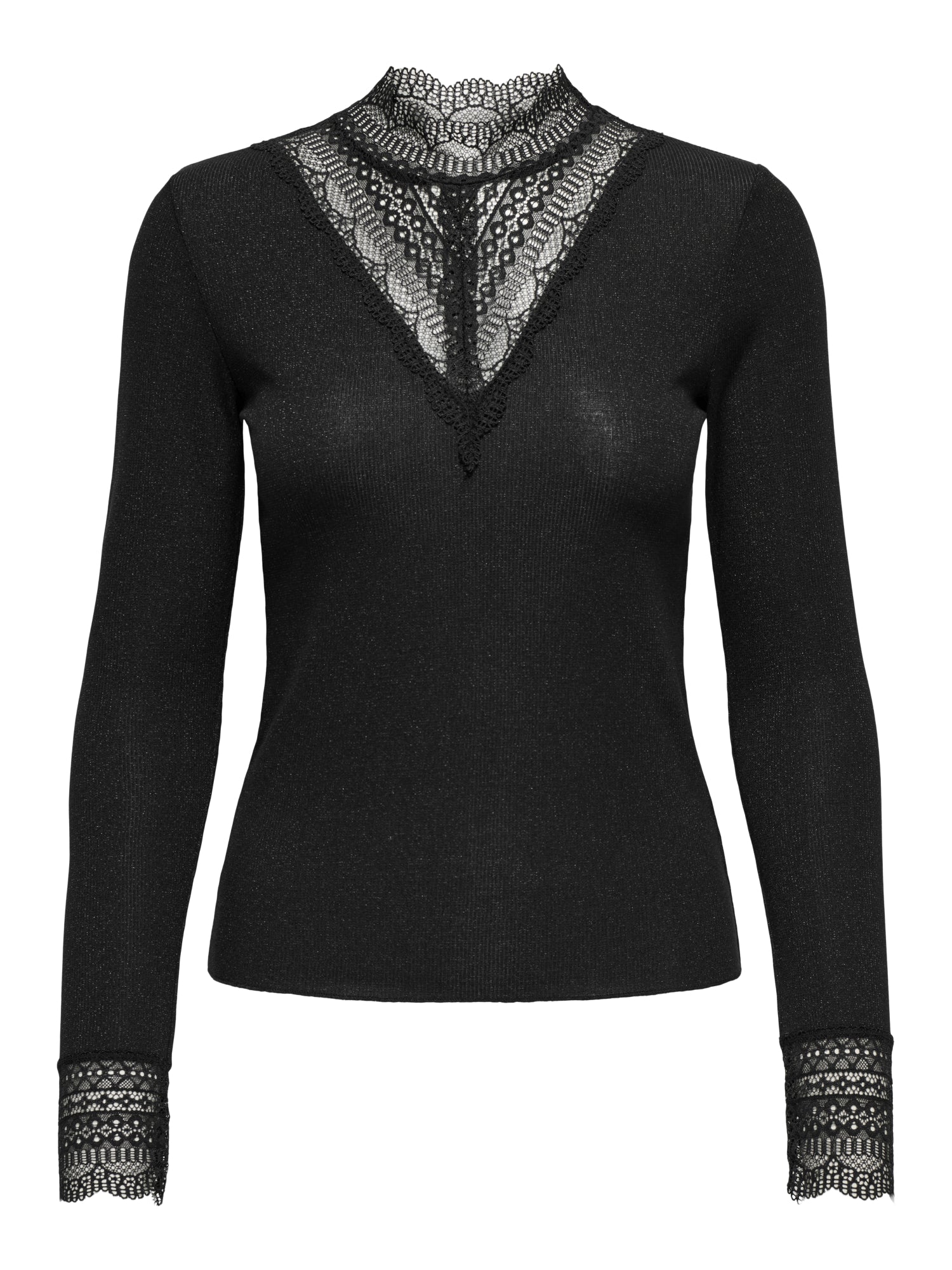 ONLY Carmakoma Langarmshirts  schwarz