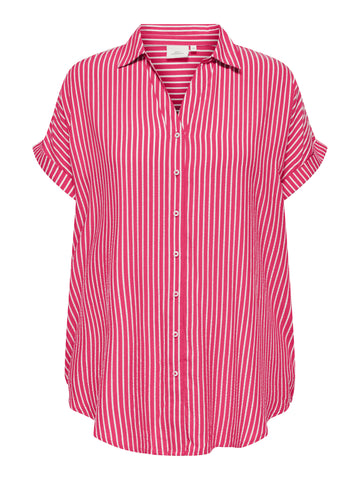 Loose Fit Curvy Bluse mit Streifen