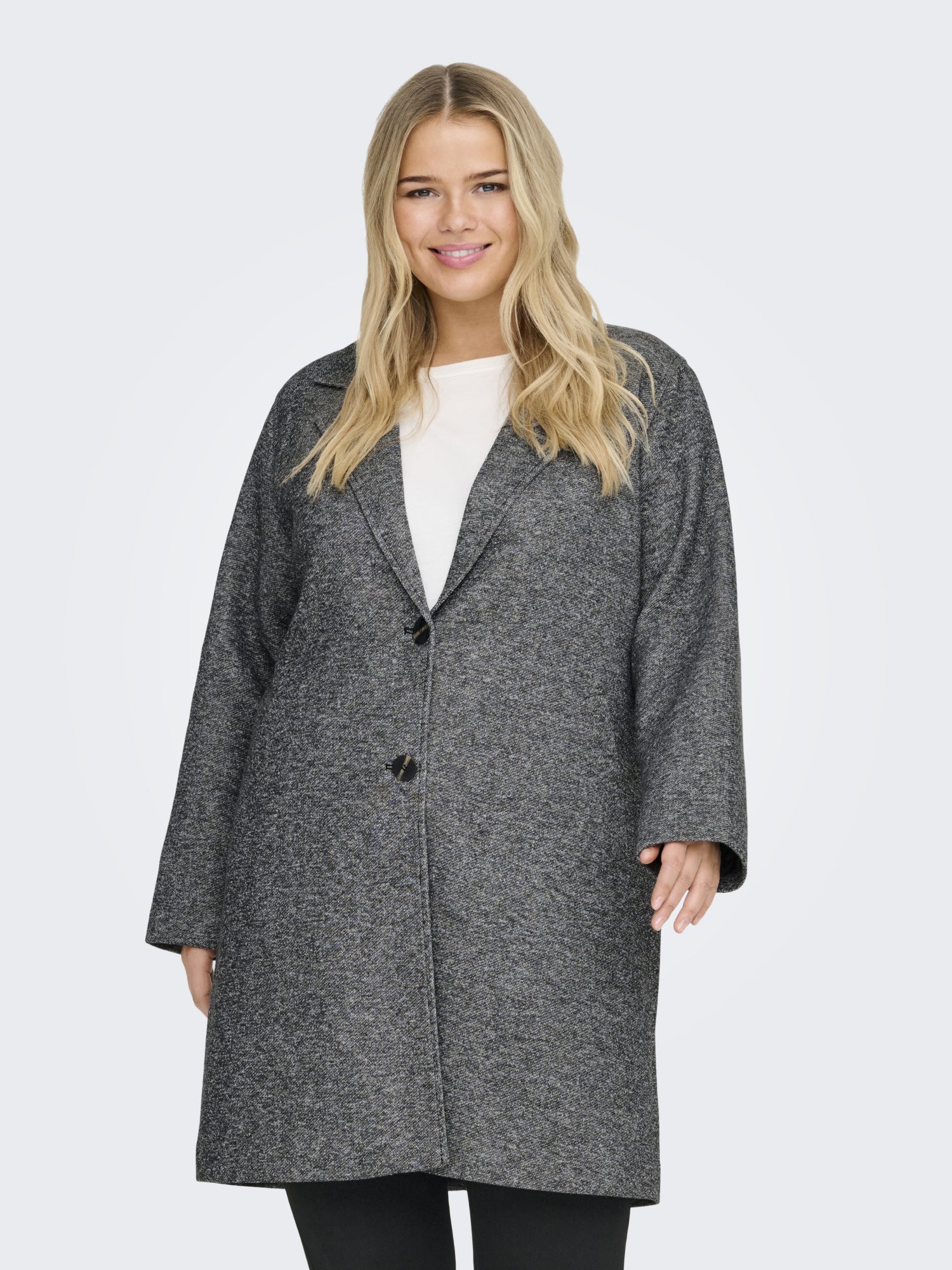 ONLY Carmakoma Mäntel  dunkelgrau