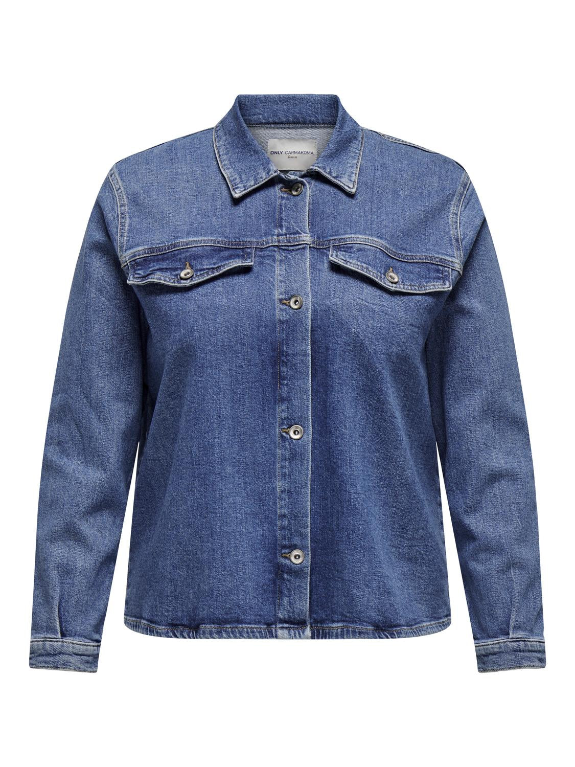 ONLY Carmakoma Blusen  blau