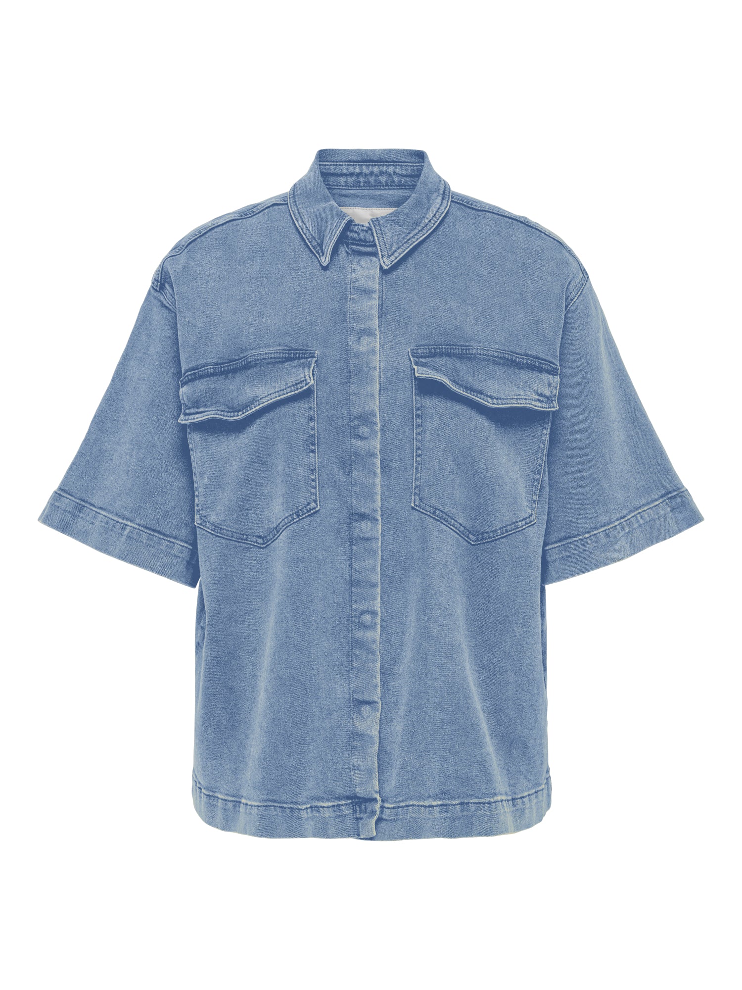 ONLY Carmakoma Blusen  hellblau
