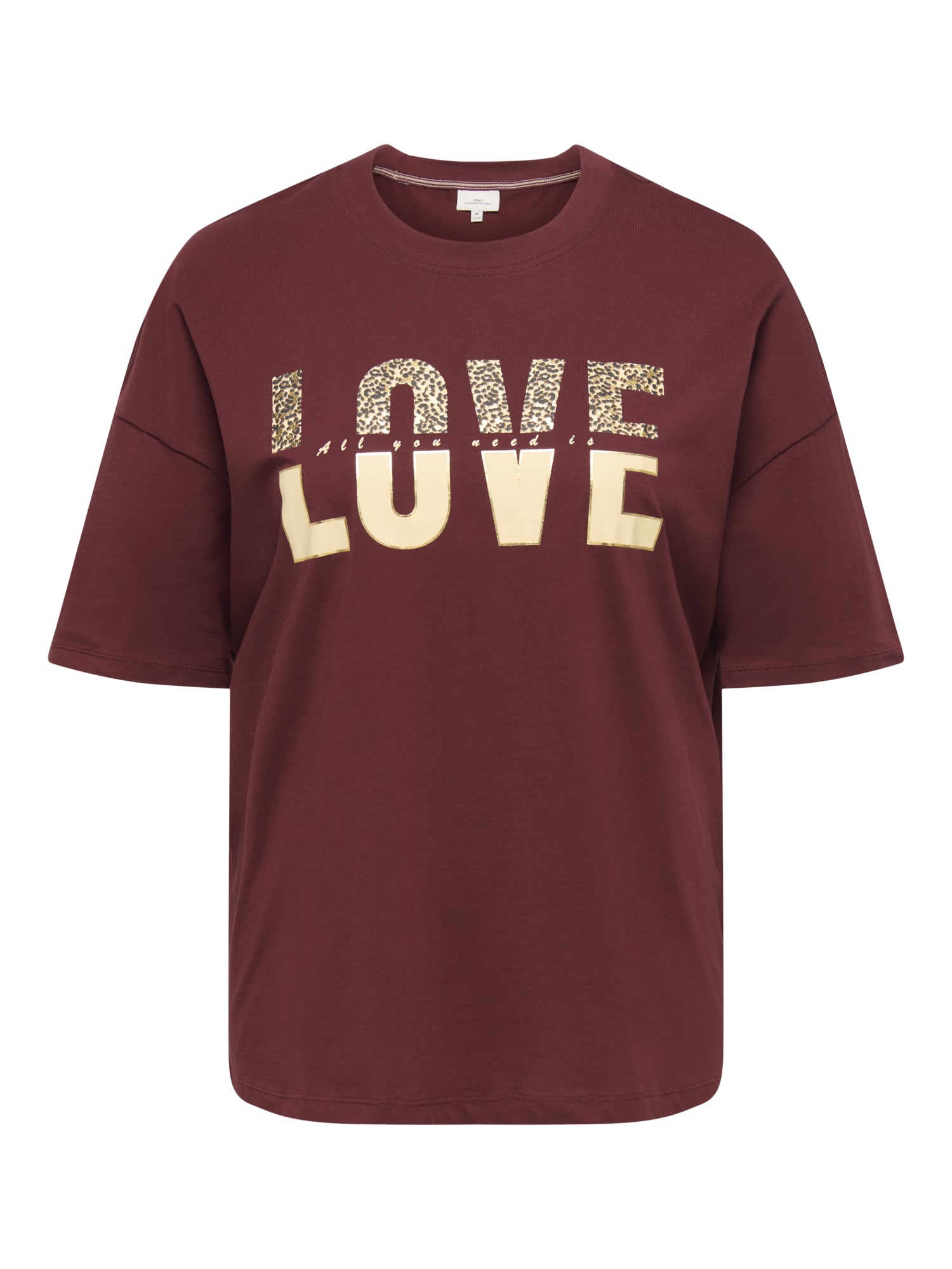 ONLY Carmakoma T-Shirts  dunkelrot