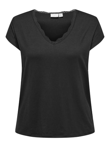 T-Shirt mit V-Ausschnitt