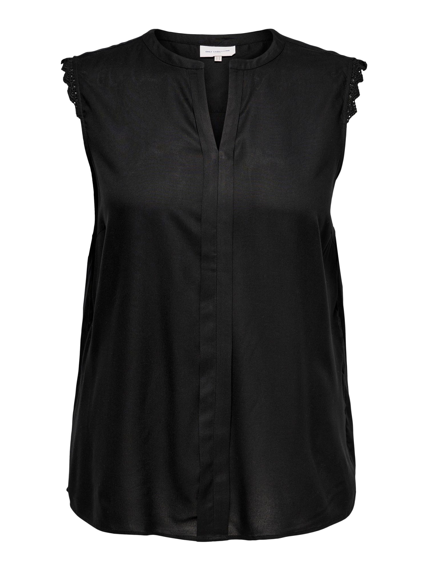 ONLY Carmakoma Blusen  schwarz