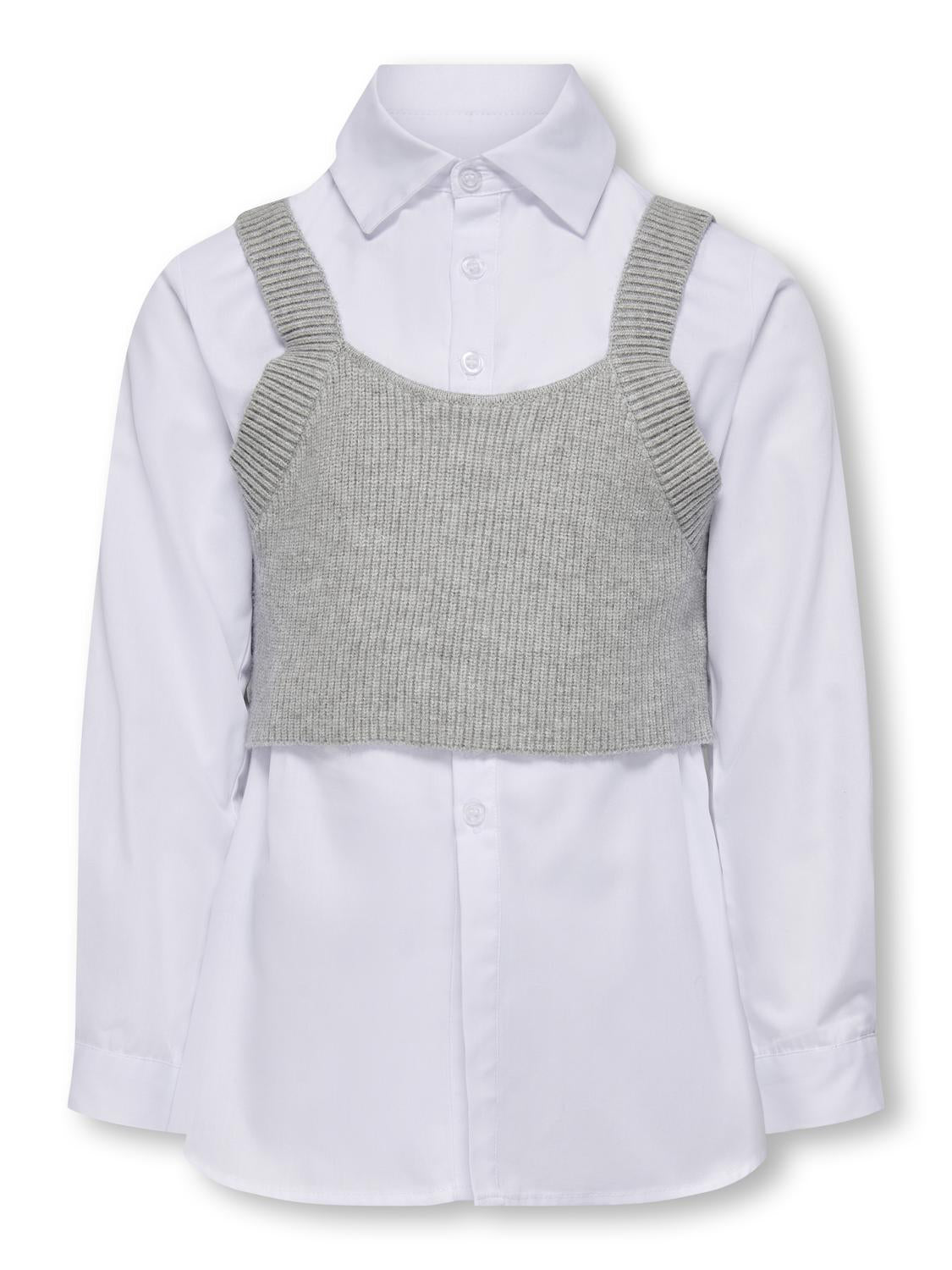 ONLY Kids Shirts & Blusen  hellgrau