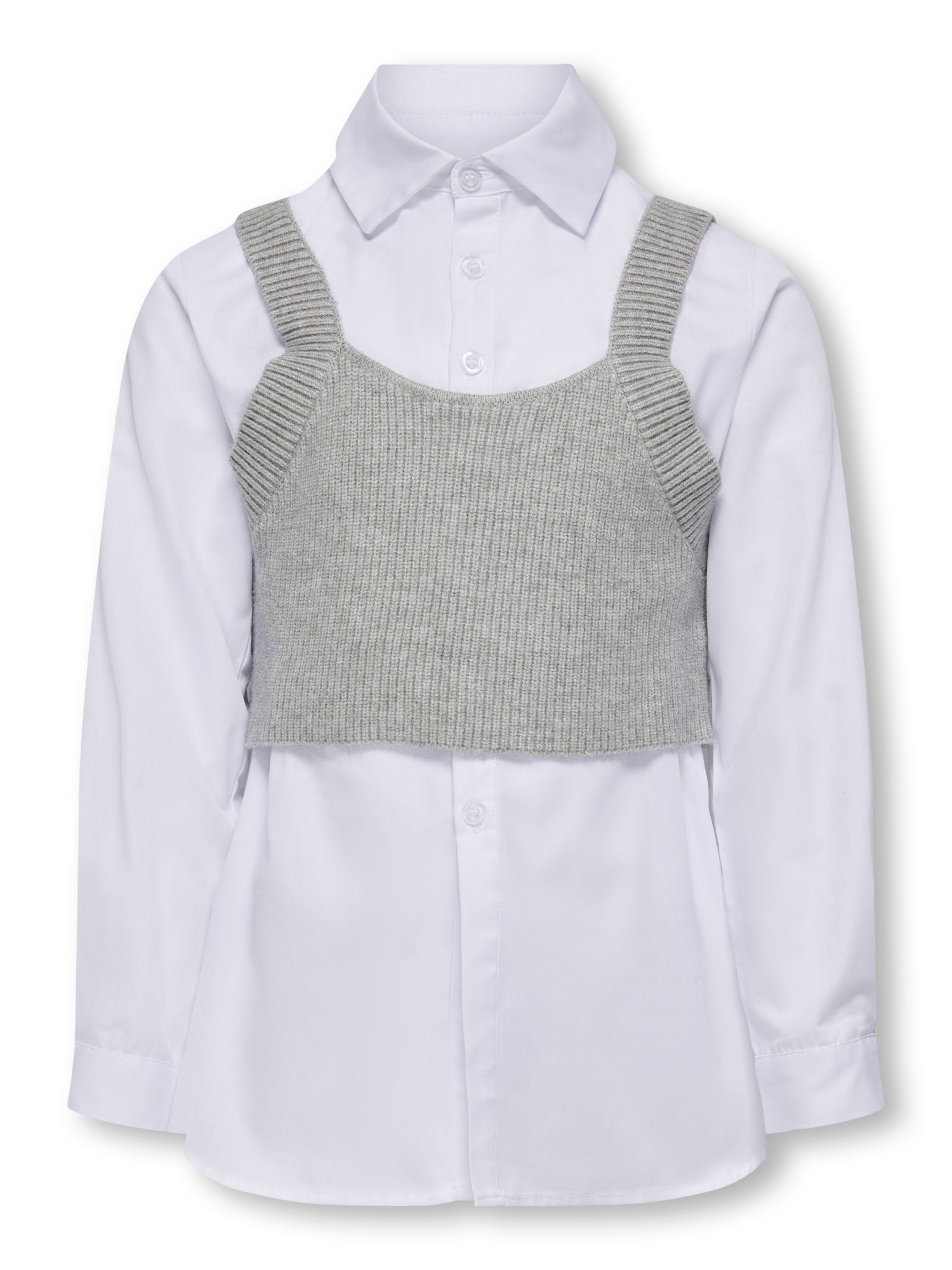 ONLY Kids Shirts & Blusen  hellgrau
