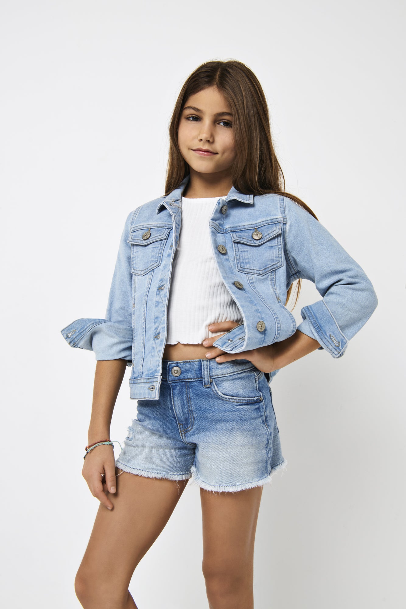 ONLY Kids Jacken  hellblau