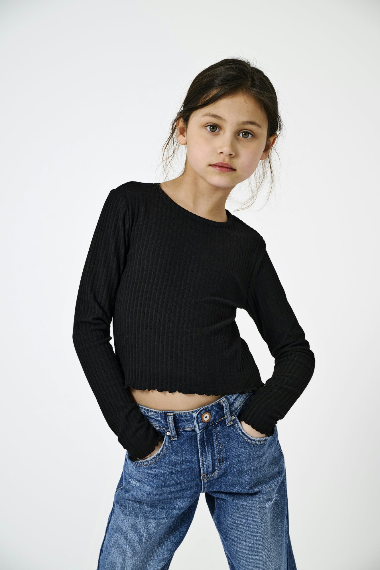 ONLY Kids Shirts & Blusen  schwarz