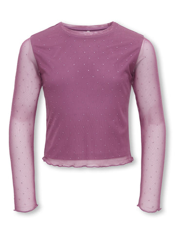 Langarmshirt mit Glitzersteine