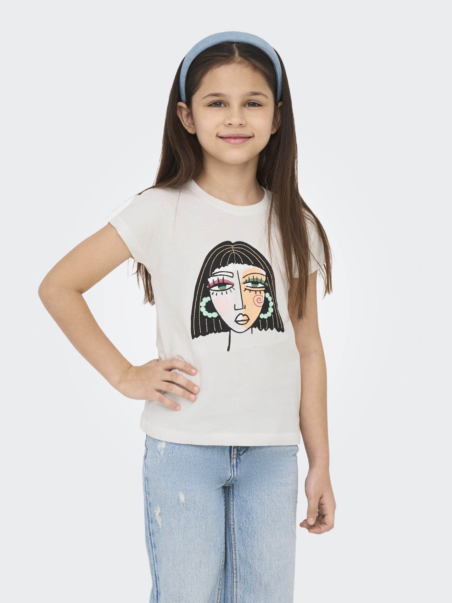 ONLY Kids Shirts & Blusen  weiß